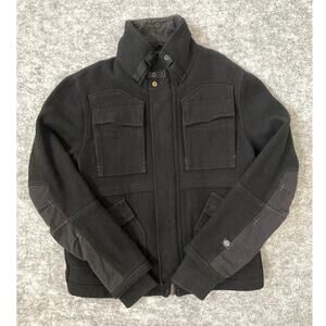 G-Star Raw denim coat mens 2XL black outdoor trucker construction jacket